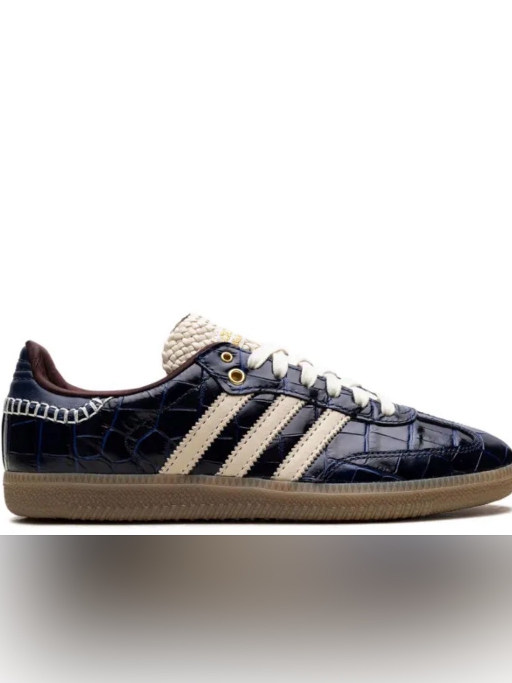 Adidas x Wales Bonner Men's Navy Croc Sambas size 7.5